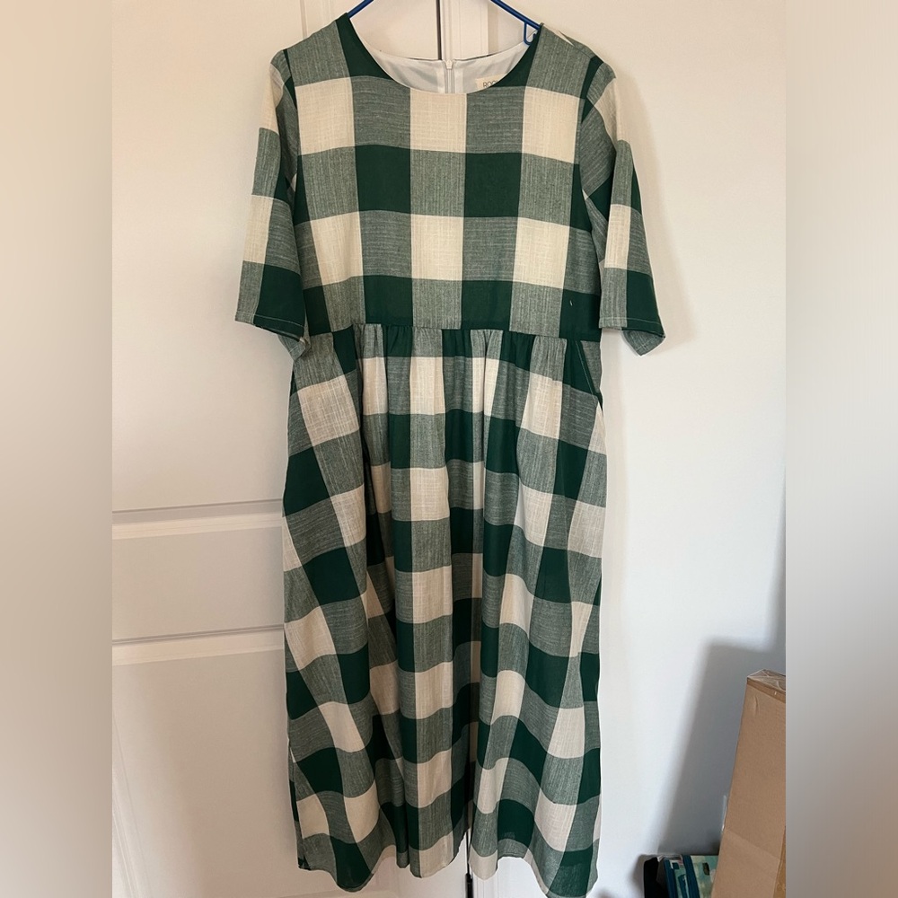 Roolee Maddie Buffalo Plaid Dress